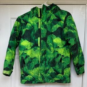 The North Face Kids Vibrant Green Puffer Jacket